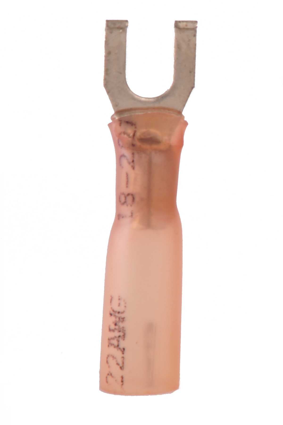 22-18 Heat Shrink #6 Flanged Spade